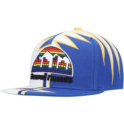 Mitchell & Ness Denver Nuggets Shockwave Men’s Snapback Adjustable Hat Cap NEW • $26.34