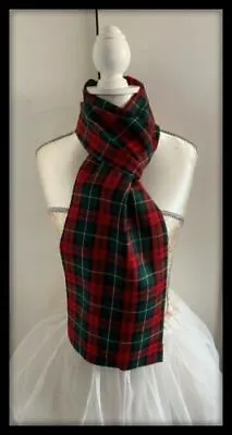 £9.99 • Buy Royal Stewart Tartan Sash Rosette Burns Night Black Watch Fabric Scottish Kilt