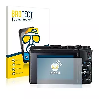 Canon EOS M3 Mirrorless 2 X BROTECT® Matte Screen Protector Anti-glare • $29.44