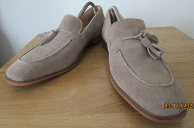 £12 • Buy  Paolo Vandini  Taupe Beige Suede Tassel Loafers  ~ Size 7 - 41