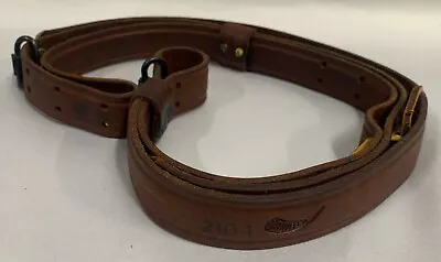 Vintage Hunter 210-1   Leather Military Rifle Sling Strap (A20) • $79.95