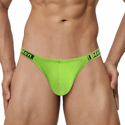 1/3/4 Pack Mens Underwear Briefs Low-Rise Panties Knickers Bikinis Underpants • $10.79
