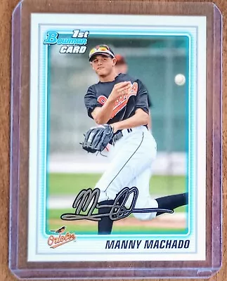 Manny Machado 2010 Bowman Draft BDPP80 1st Bowman Baltimore Orioles • $5