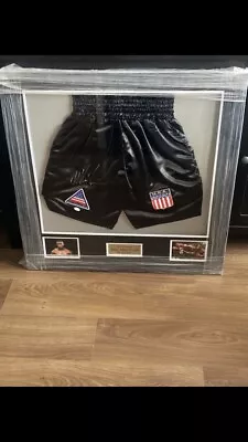 Mike Tyson Signed Boxing Trunks With-coa • £525