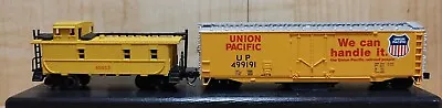 N Scale Bachmann Atlas Union Pacific Track Cleaning Box Car And Caboose • $35