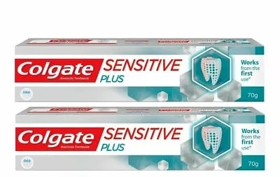 2x Colgate Sensitive Plus Instant Relief From Toothpaste 70g Pro Argin Formula • £17.64