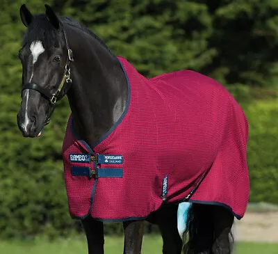 Horseware Rambo Techni Waffle Cooler Wicking Stable/Travel Sweat Rug 5'6  - 7'3  • £55.50