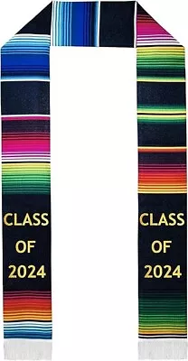 Deluxe Mexican Graduation Sash 2024 | Mexican Graduation Stole Class Of 2024 • $16.95