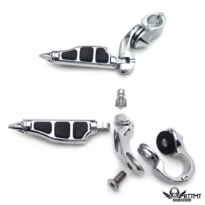 Chrome 2.5  Short Foot Peg Kit 1.25  Engine Guard For Yamaha V-STAR XVS1300 • $71.27