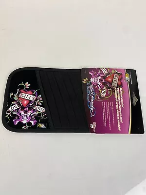 Ed Hardy Love Kills Slowly Visor CD Holder 10 CD Storage • $24.99