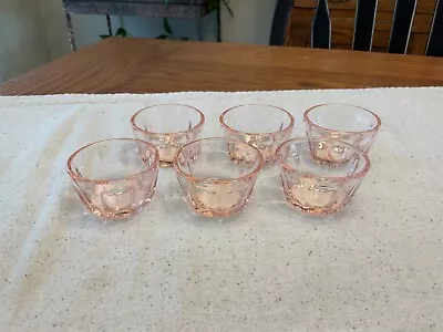 VTG Pink 8-Sided Open Salt Cellars (set Of 6) • $25