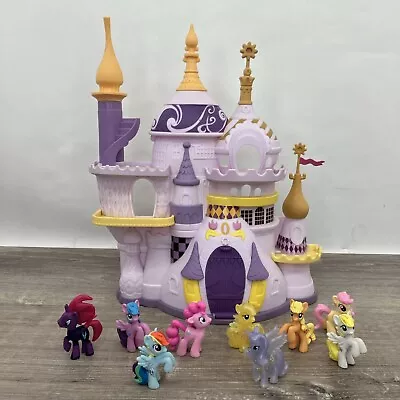 My Little Pony Canterlot Castle Playset Castle + Figures Rainbow Dash • $26