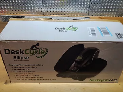 DeskCycle Ellipse Under Desk Elliptical Machine Black Compact - New Open Box • $120