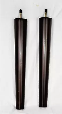 14  Cone Tall Wood Tapered Dark Wenge Furniture Legs - Set Of 4 • $25.95