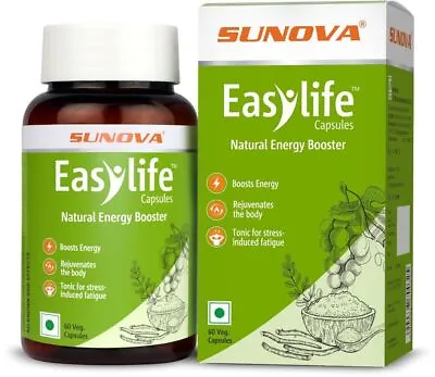 $27.14 • Buy Sunova Easylife  Daily Use Multivitamin  Natural Energy Booster  60 Capsules