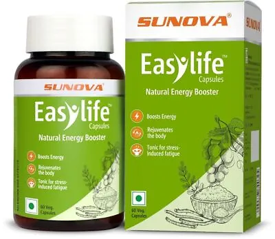 Sunova Easylife  Daily Use Multivitamin  Natural Energy Booster  60 Capsules • $28.61