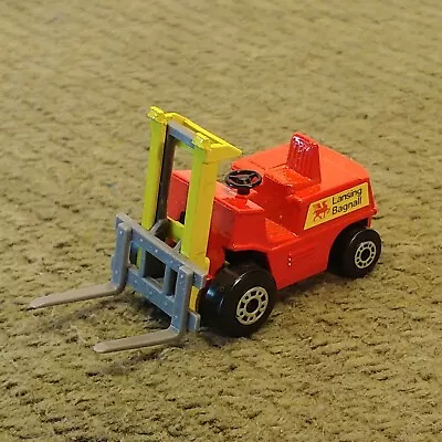 Matchbox Superfast Fork Lift Truck #15 Lansing Bagnall Lesney England 1972 MINT! • $12.99