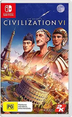 Sid Meiers Civilization VI 6 Six Empire Building Strategy Game Nintendo Switch • $65