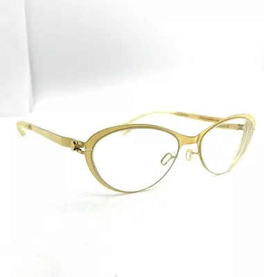 Mykita Mimi Gold Eyeglasses Frames Women’s 50[]16 Germany Y43 • $79.99