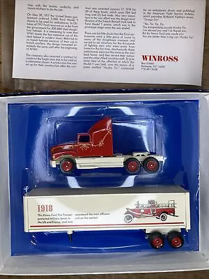 Winross Ford 1918 Fire Truck Semi Tribute • $18.99