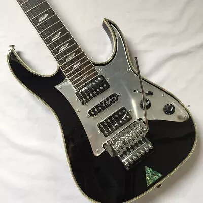 $314.10 • Buy Black Jem 7V 7 String Electric Guitar Mirror Pickguard HSH Pickups FR Bridge