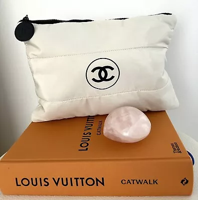 Chanel Beaute Les Beiges Vip Gift Large Pouch Clutch Makeup Bag Cream • $189.09
