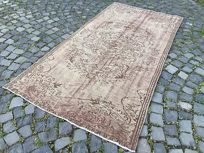 Turkish Vintage Rug Home Decor Rug Boho Rug Oushak Kilim Rug 39 X 75 Ft • $353.28