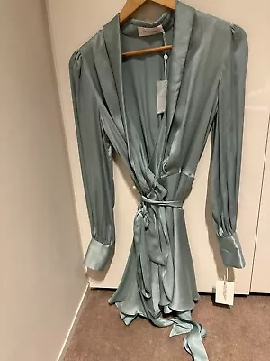 Zimmerman Mini Silk Wrap Mini Dress Size 0.  Never Worn Still With Tagss. • $499
