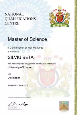 Personalised Novelty Certificates All University Degree Transcript Unique Gift • £29.99