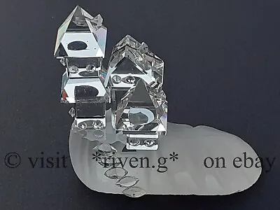 FAIRYTALE CASTLE@AUSTRIAN CRYSTAL@@Crystal Gifts@LUXURY MOUNTAIN CHATEAU Figure • £19.95