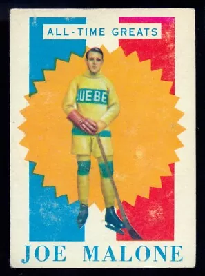 1960-61 TOPPS NHL HOCKEY #3 Joe Malone HOF ATG Quebec Bulldog EX+ All-Time Great • $76.49