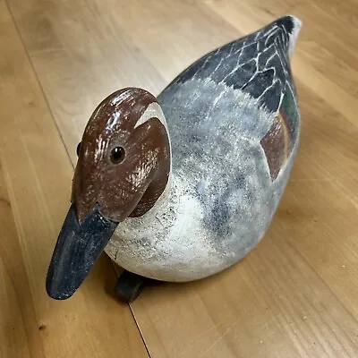 Vintage 18x7x8” Pintail Duck Decoy Unmarked Heavy • $53