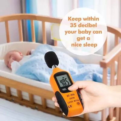 40-130dB Mini Digital Sound Level Meter Noise Decibel Tester Measurement Reader • $47.93