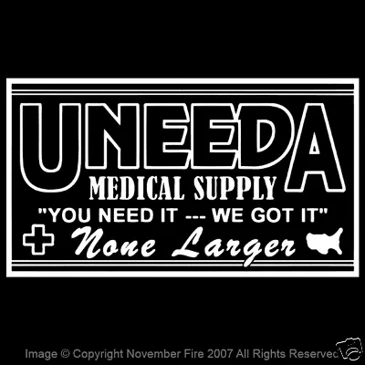 Uneeda Medical Supply Return Of The Living Dead Zombie Comedy Punk Shirt NFT382 • $18.99