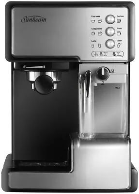 $253 • Buy NEW Sunbeam EM5000 Caf Barista Coffee Machine