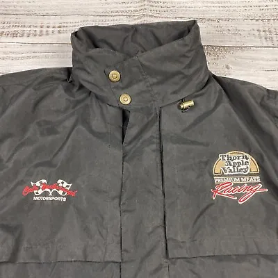 Vintage Cale Yarborough Motorsports Thorn Apple Valley Koolah Sportster Jacket L • $34.99