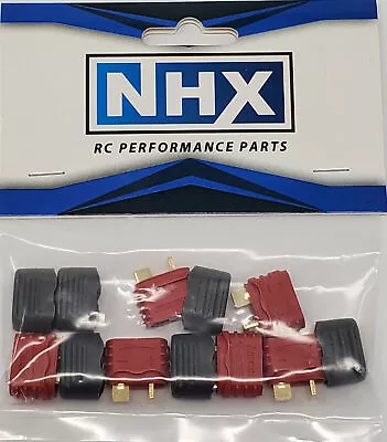 NHX Deans T Plug Adapter Connector Female 6Pcs/Bag • $6.49