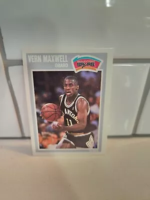 1989-90 Fleer San Antonio Spurs Basketball #144 Vernon Maxwell Rookie Card • $0.99