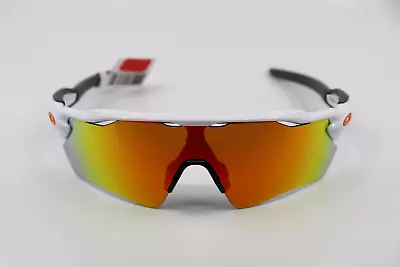 Oakley Radar EV Path Fire Iridium Lenses Polished White Frame OO9208-16 • $119.95