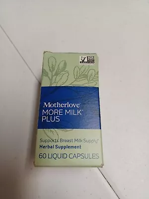 MotherLove MORE MILK PLUS Supports Lactation 60 Capsules • $13.40