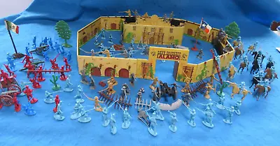 Complete 175 Piece Alamo Playset Marx Tin +CTS Plastic And Tin 54mm • $139.95