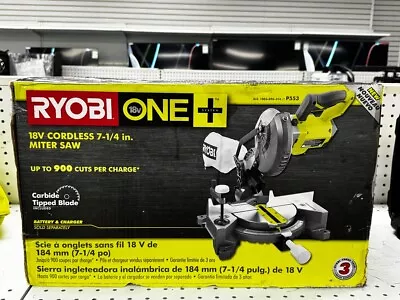 RYOBI 18-Volt Cordless 7-1/4 In. Compound Miter Saw (Tool Only) P553 (PD4041898) • $89.99