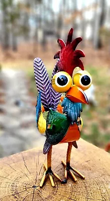 Feisty Big Eyed Small Metal Rooster Needs A Home • $25.99