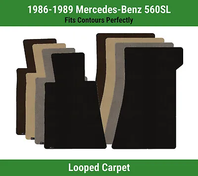 Lloyd Classic Loop Front Row Carpet Mats For 1986-1989 Mercedes-Benz 560SL  • $93.99