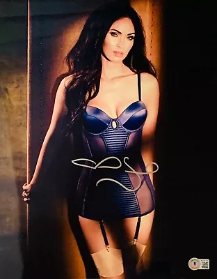 Megan Fox Sexy Authentic Signed 11x14 Photo Garter BAS Beckett Witnessed • $98.98