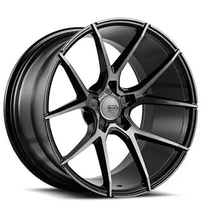 (4) 19  Staggered Savini Wheels BM14 Gloss Black W/ DDT Rims (B3) • $1748