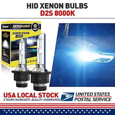 2 Pack D2S Xenon HID Headlight Bulbs Standard For Philips 85122C1 66240 8000K • $15.99