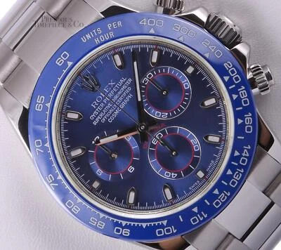 DAYTONA 116520 CUSTOM ICE BLUE CERAMIC ARABIC