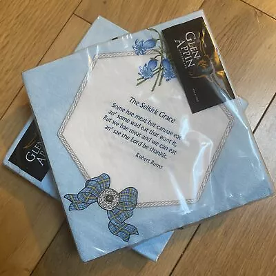 £5.99 • Buy Scottish Napkins- Selkirk Grace