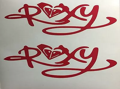 Roxy Vinyl Window Decal Sticker Set 6 1/2 Inch X 2 Inch Each Choose Your Color • $5